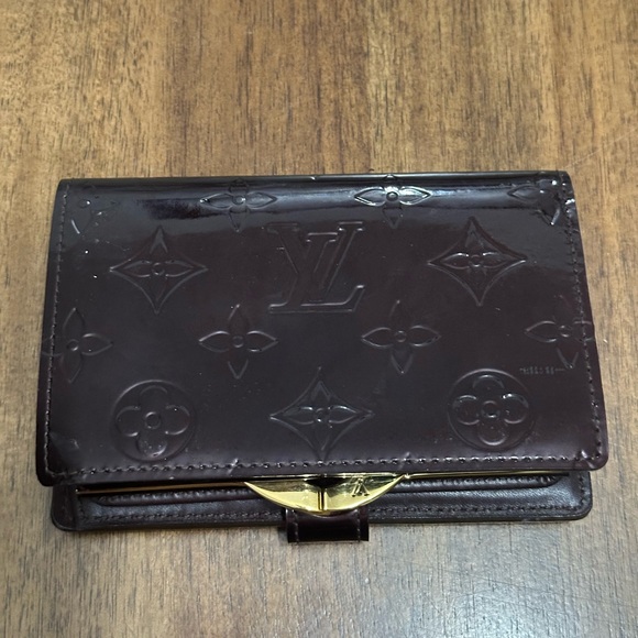 LV Vernis French Purse Wallet Amarante - Picture 2 of 11